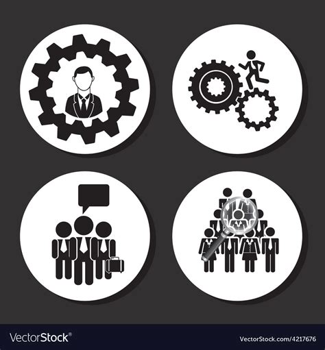 Teamwork people Royalty Free Vector Image - VectorStock