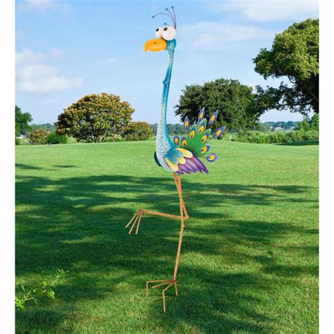 Regal Art And T Goofy Bird Stake Peacock Wayfair Canada