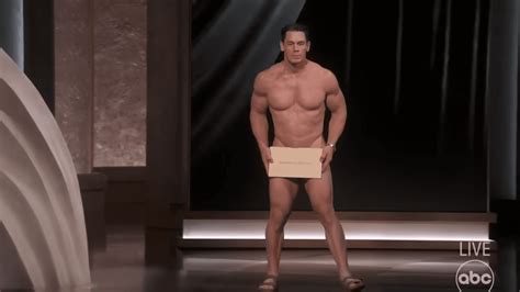 Por Qu John Cena Se Desnud En La Entrega De Premios Scar Esto