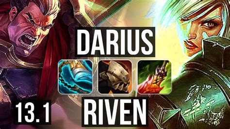 Darius Vs Riven Top 4 3m Mastery 17 1 2 9 Solo Kills 2200 Games