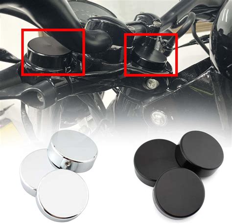 FINMOKAL Coperchio Tappo Dado Stelo Forcella Superiore Per Harley