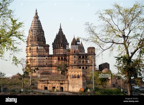 Chaturbhuj temple ; Orchha ; Tikamgarh ; Madhya Pradesh ; India Stock ...