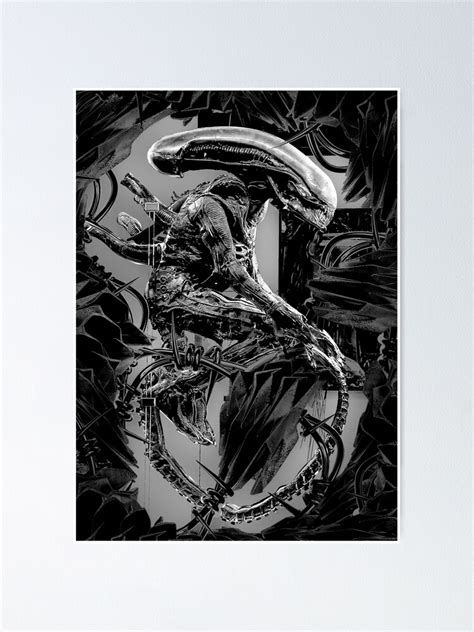 Alien Xenomorph Poster By SyanArt Redbubble