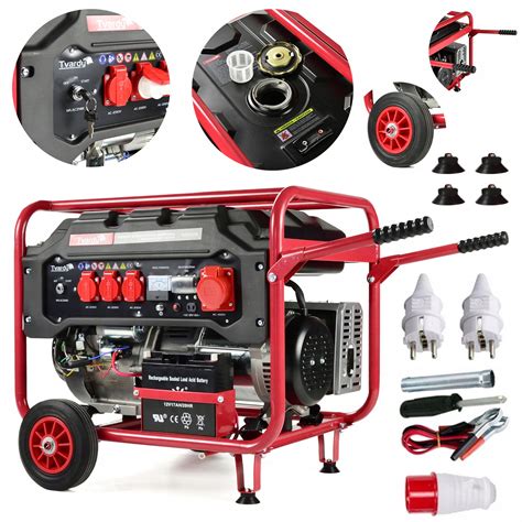 AGREGAT PRĄDOTWÓRCZY GENERATOR PRĄDU 6 6kW 15KM AVR El start 2x230V