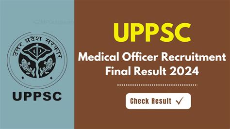 Uppsc Medical Officer And Other Post Recruitment 2024 Result For 2535 Posts