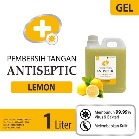 Jual Hand Sanitizer Gel Lemon Kemasan Jurigen 1 Liter Di Seller Fumetsu