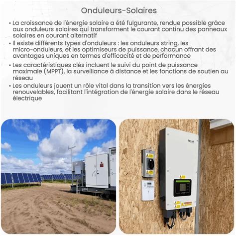 Onduleurs Solaires Comment A Marche Application Et Avantages