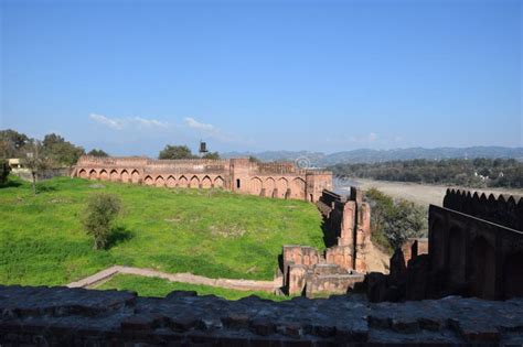 Akhnoor Fort at Akhnoor City Jammu and Kashmir India Stock Photo ...