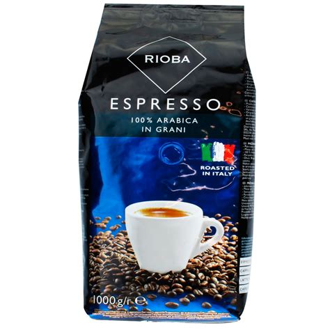 Кофе в зёрнах RIOBA Espresso 100% арабика — купить в интернет-магазине ...