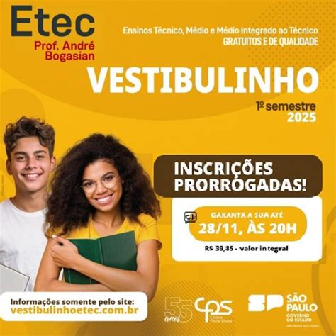 Etec Prof André Bogasian - Vestibulinho – Etec Prof. André Bogasian