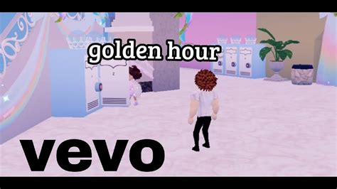 JVKE Golden Hour Roblox Royale High Music Video Callmehmeloo YouTube