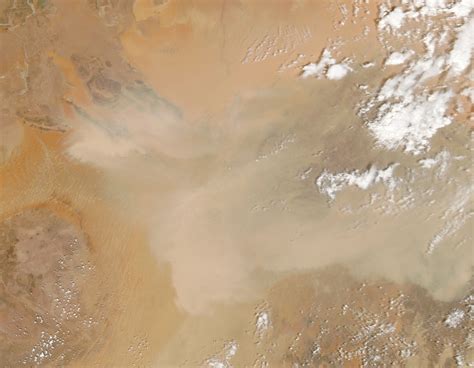 Dust Storm In The Sahara Desert