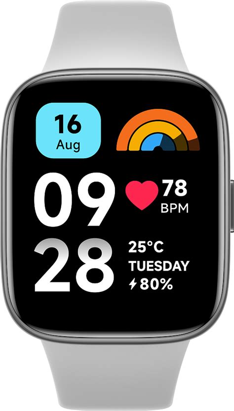 Купить Часы умные Redmi Watch 3 Active, Серый по доступной цене с ...