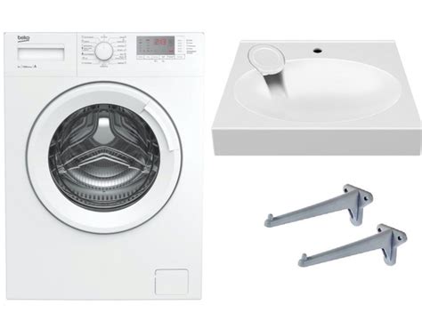 Стиральная машина Beko WRS 5512 BWW с с раковиной Лигурия 50, белый ...