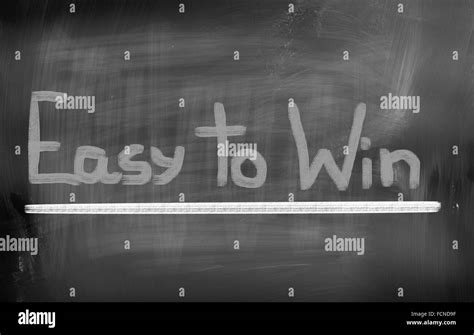 Easy To Win Concept Stock Photo Alamy