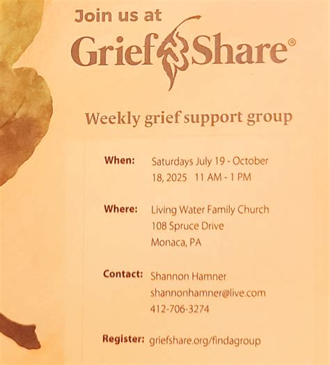 New grief support groups will soon join the Napier funeral 10