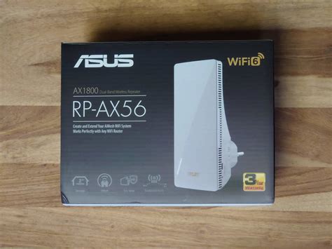 Test : ASUS RP-AX56, un répéteur Wi-Fi 6.