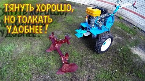 нестандартная установка двурядного окучника на мотоблок, для посадки ...