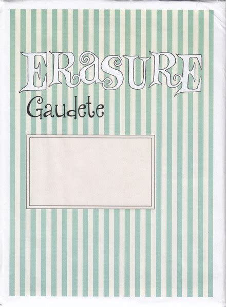 Erasure Gaudete Cd Single Limited Edition 2013 R5166547 Discogs