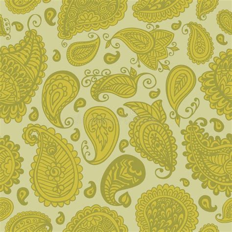 Paisley Seamless Pattern Stock Illustration Illustration Of Indian