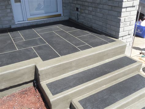 how to repair cement steps
