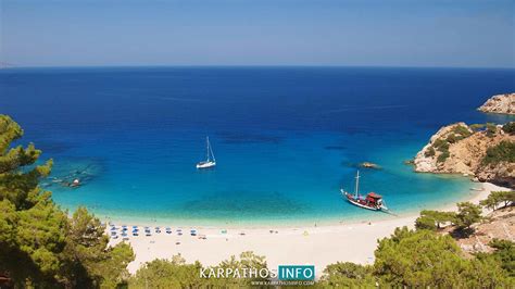 Apella Beach Karpathos Photos Map How To Access