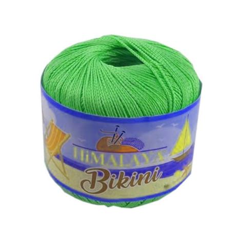 Bikini włóczka na strój kąpielowy zielony Pasmanteria