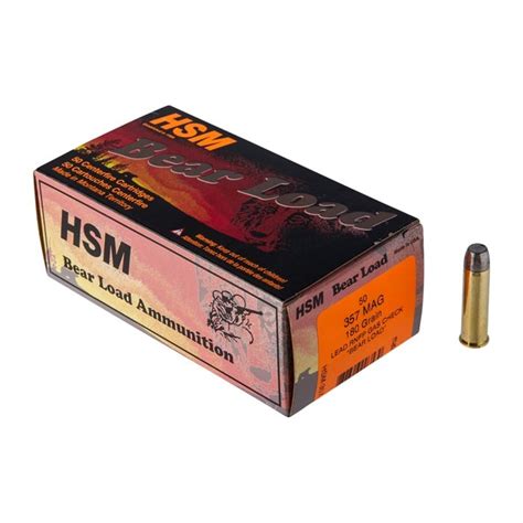 Hsm Ammunition Bear Load 357 Magnum Ammo