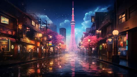 Tokyo City Anime Wallpapers Top Free Tokyo City Anime Backgrounds
