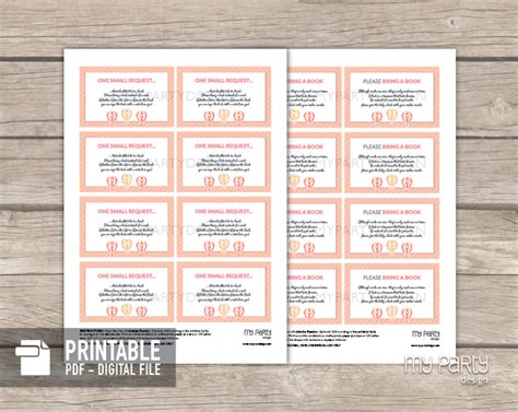 Hot Air Balloon Girl Baby Shower Printable Diaper Raffle Tickets And Sign My Party Design