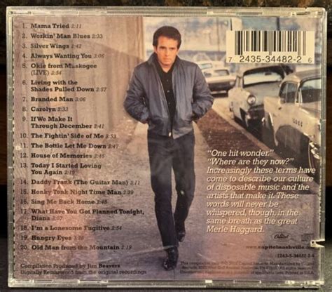 Cd Merle Haggard 20 Greatest Hits 2002 1cd Ebay