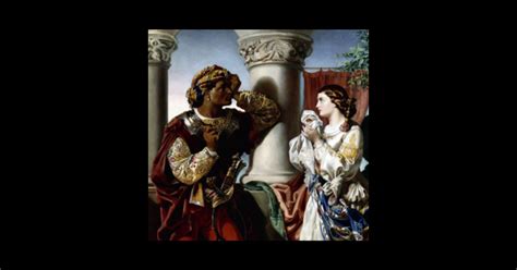 Othello and Desdemona Painting by Daniel Maclis - Famous Painting - Sticker | TeePublic