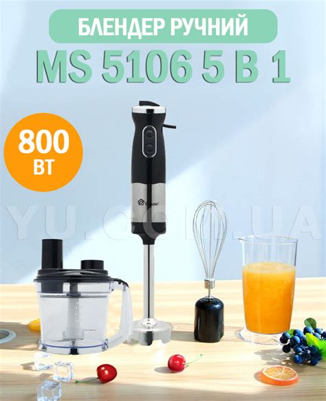 Блендер ручной 5 в 1 кухонный измельчитель MS 5106 5in1 , купить со ...