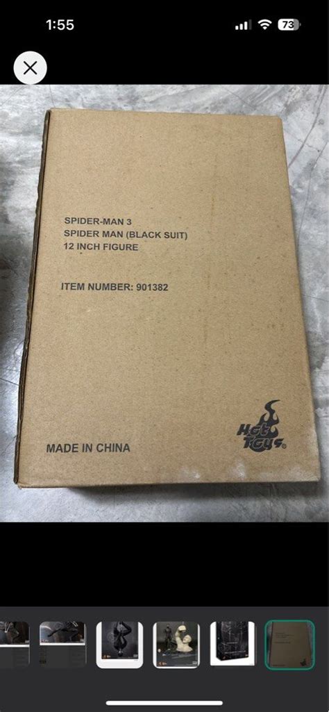 Hot Toys MMS Spider Man Black Suit Version Hobbies Toys Toys Games On Carousell