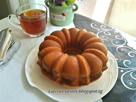 Luvswesavory: Lemon Chocolate Swirl Bundt Cake