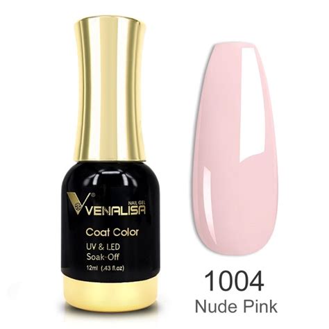Venalisa Nude Pink French Nail Art Design Super Texture Semi Permanent Pastel Varnish Soak