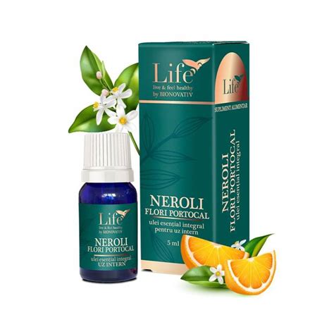 Neroli Ulei Esential Integral Flori De Portocal Amar Ml Bionovativ