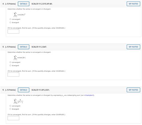 Solved Determine Whether The Series Is Convergent Or Chegg