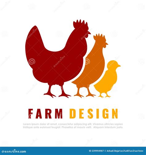 Poultry Farm Vector Icon Stock Vector Illustration Of Farm 239994987