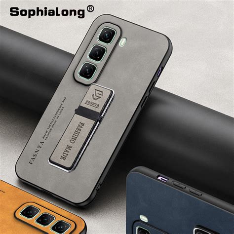 Infinix Hot Pro Plus Pro X X X X Case Matte Leather Back Cover With