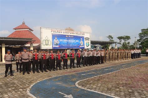 Dukung Kelancaran Pelantikan Presiden Dan Wakil Presiden Polres Lamsel