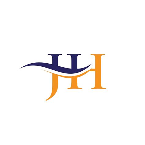 Creative JH letter with luxury concept. Modern JH Logo Design for