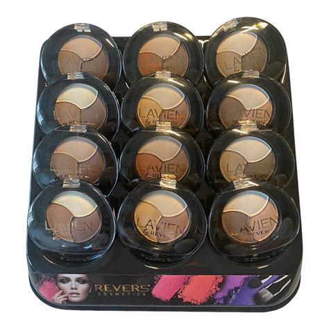 Fard De Pleoape In Trei Nuante Lavien Trio Setul 1 Mixt 12 Bucati Nuante Nude Mate Mycosmetics