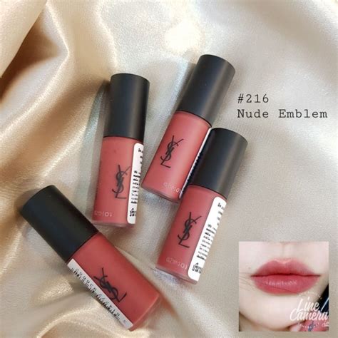 YSL ลปสตกTatouage Couture Velvet Cream เบอร Nude Emblem ขนาด