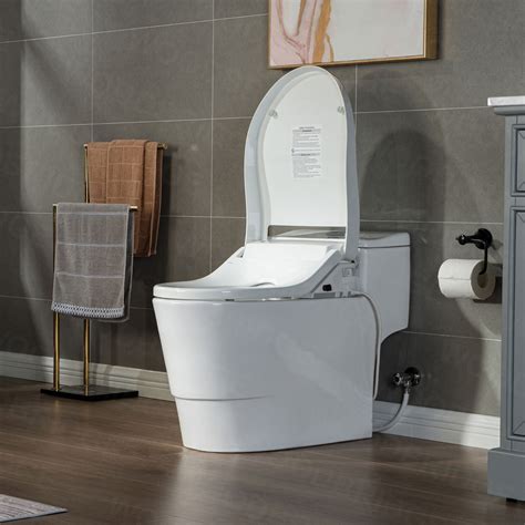 ᐅ【WOODBRIDGE Toilet & Bidet Luxury Elongated One Piece Advanced Smart