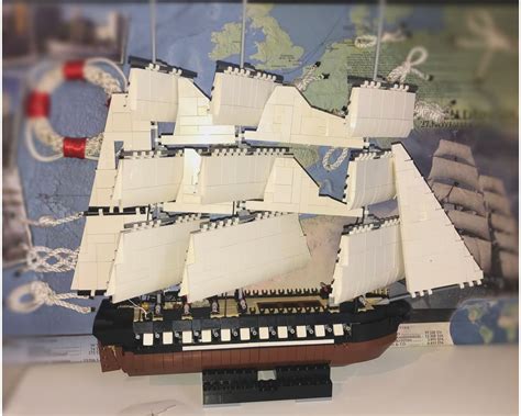 LEGO MOC USS Constitution by Naboo | Rebrickable - Build with LEGO