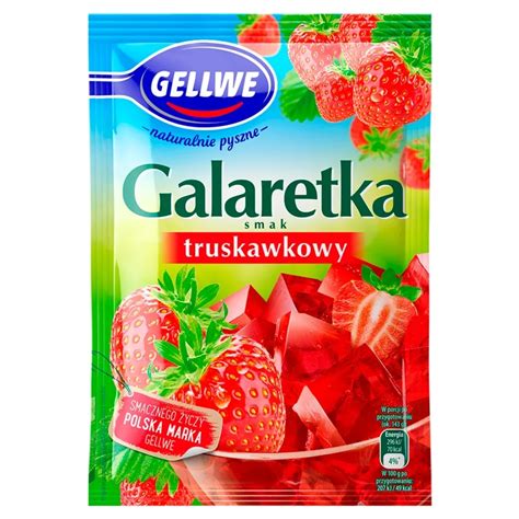 Gellwe Galaretka Smak Truskawkowy G Zakupy Online Z Dostaw Do