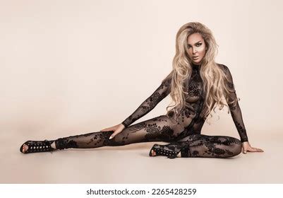 Sexy Sensual Woman Black Lace Lingerie Stock Photo Shutterstock