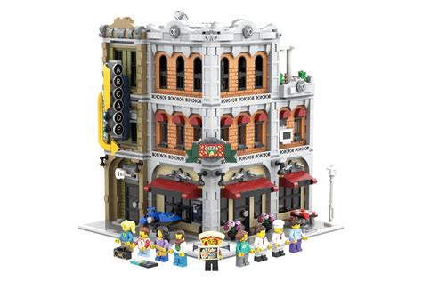 Lego Ideas Blog K Club Interview Modular Arcade By Avilabrick