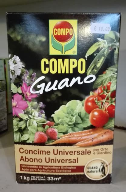 Concime Universale Compo Guano Kg Flora Vivaio Online Bologna